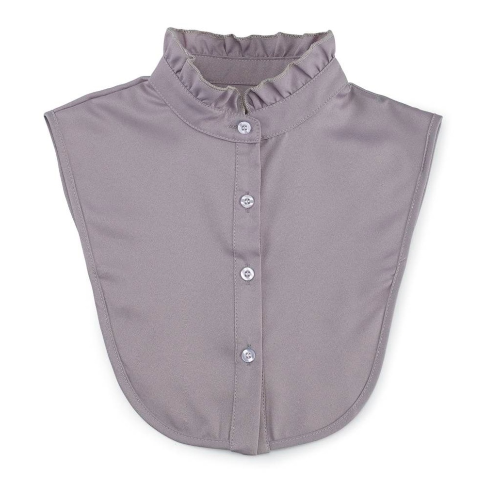 Gray Ruffle Dickey
